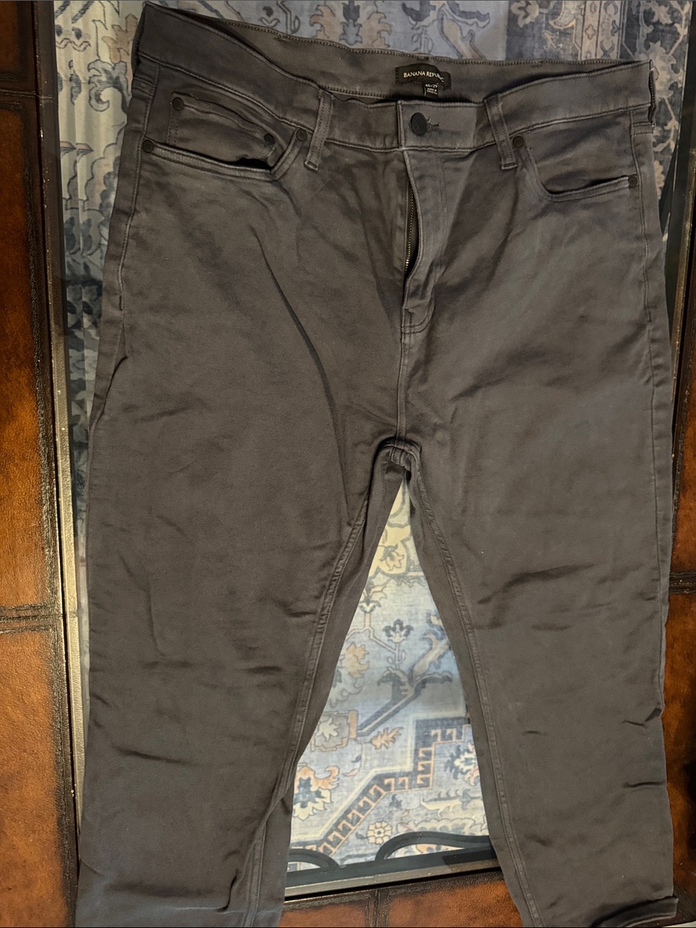 Banana Republic Men’s Slim Jeans in Charcoal Gray
